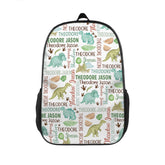 Personalized Dinosaur Name Backpack